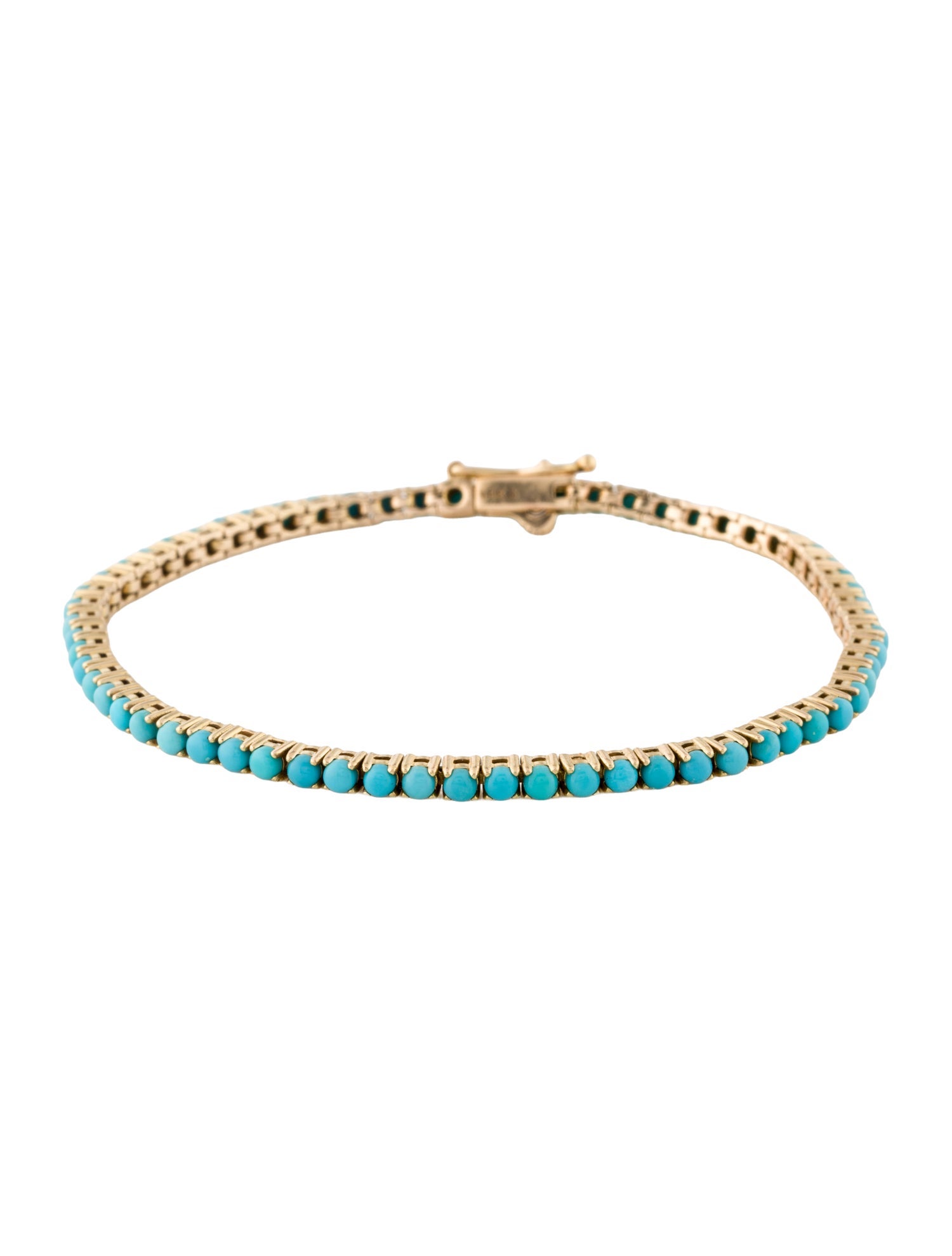 Bracelet 14K Turquoise Link