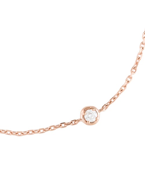 Bracelet 14K Diamond Station Adjustable Clasp