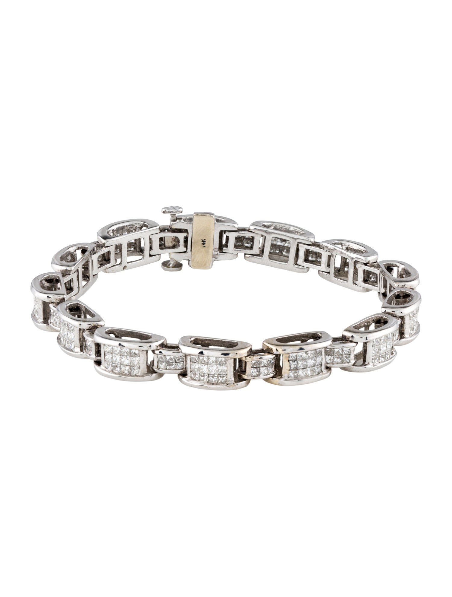 Bracelet 14K 3.90ctw Diamond Link