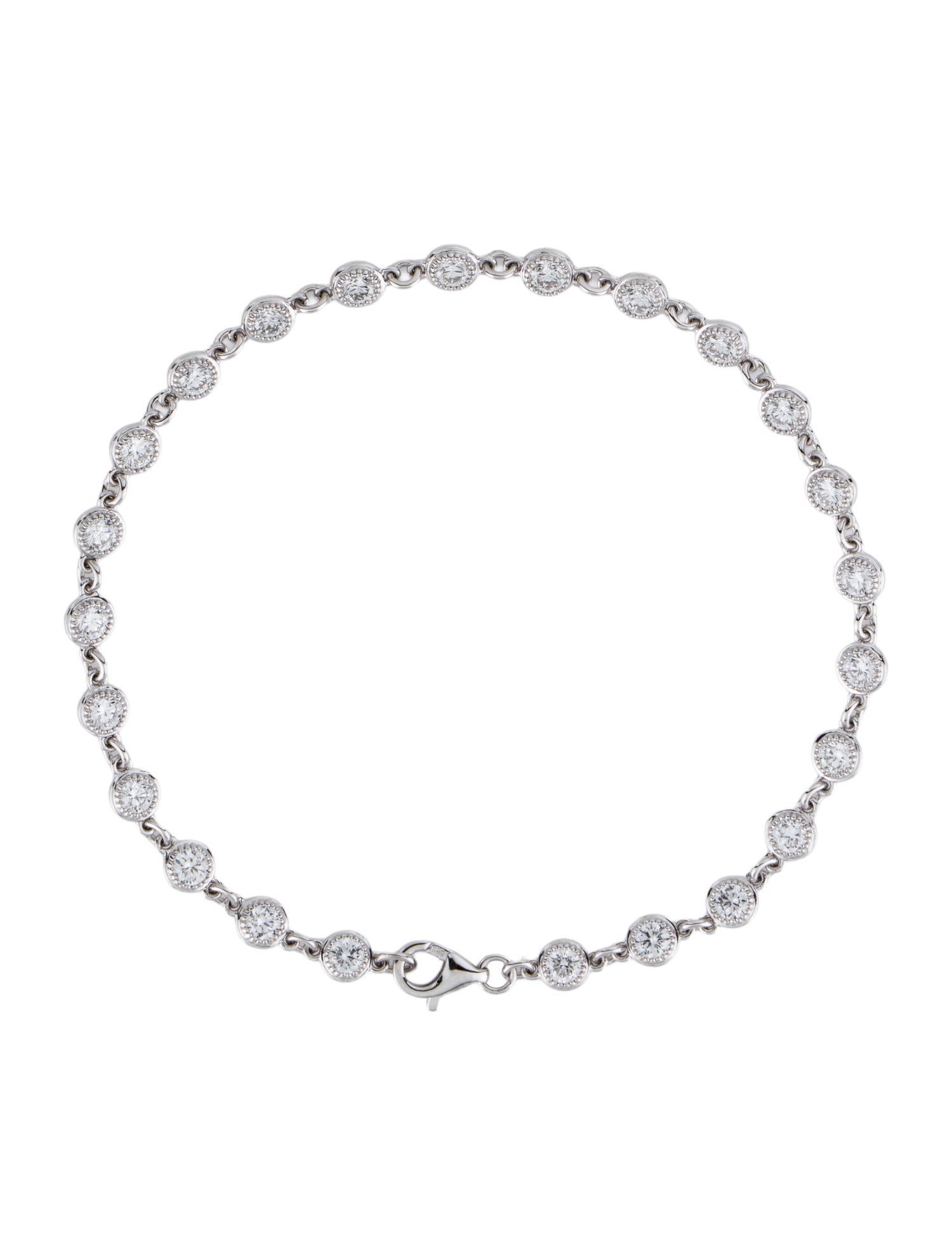 Bracelet 14K 2.00ctw Lab-Grown Diamond Link Bracelet