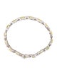 Bracelet 14K 8.75ctw Yellow Sapphire & Diamond Link Bracelet