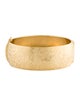 Bracelet 18K Etched Hinged Bangle