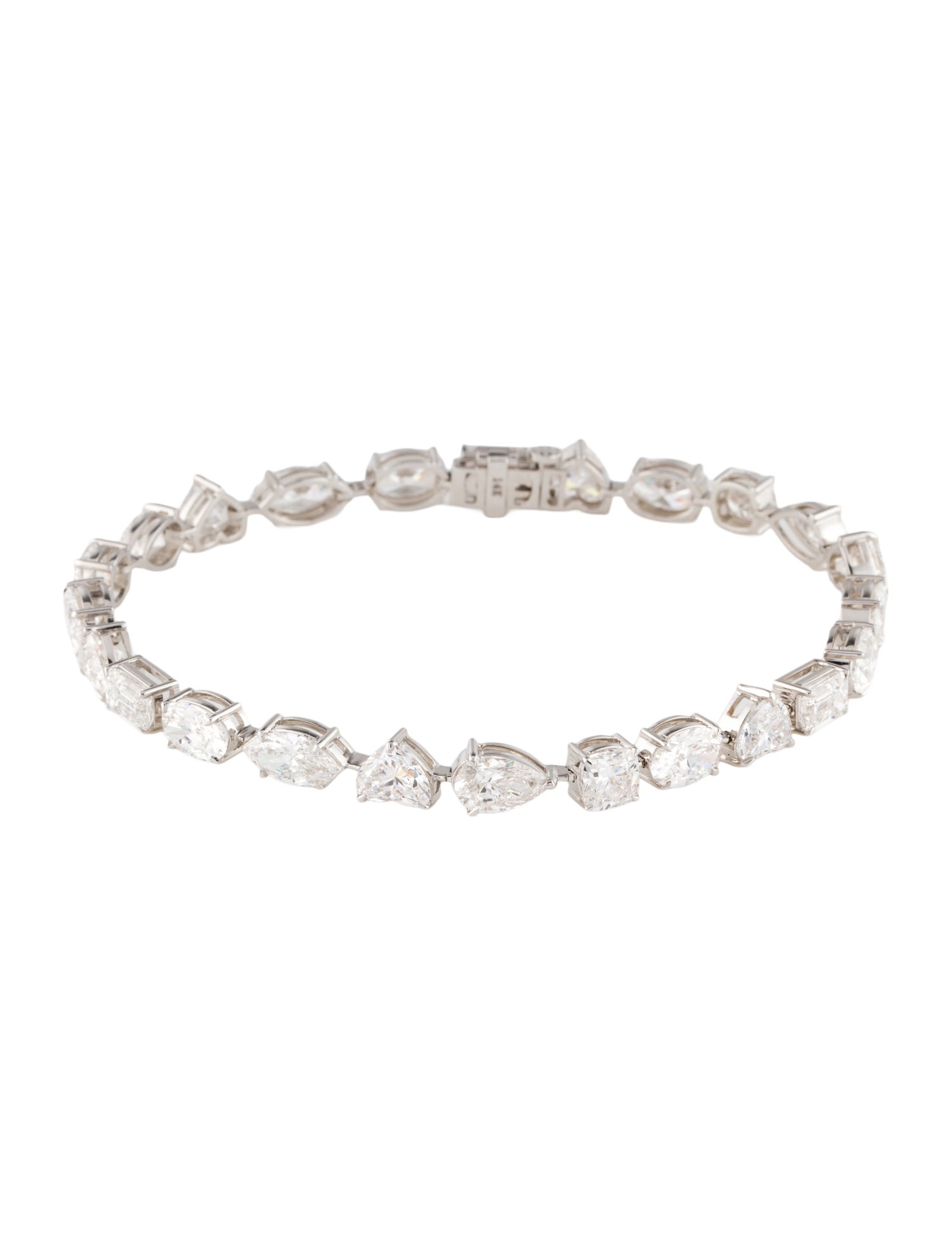 Bracelet 14K 18.42ctw Lab-Grown Diamond Link Bracelet