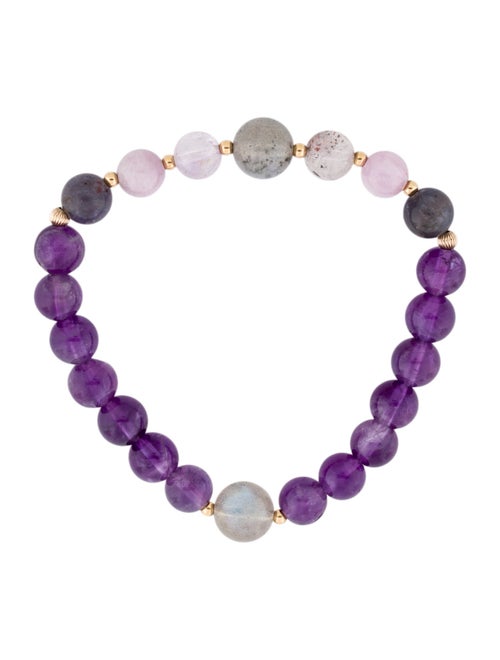 Bracelet 18K Multi-Stone Bead Bracelet