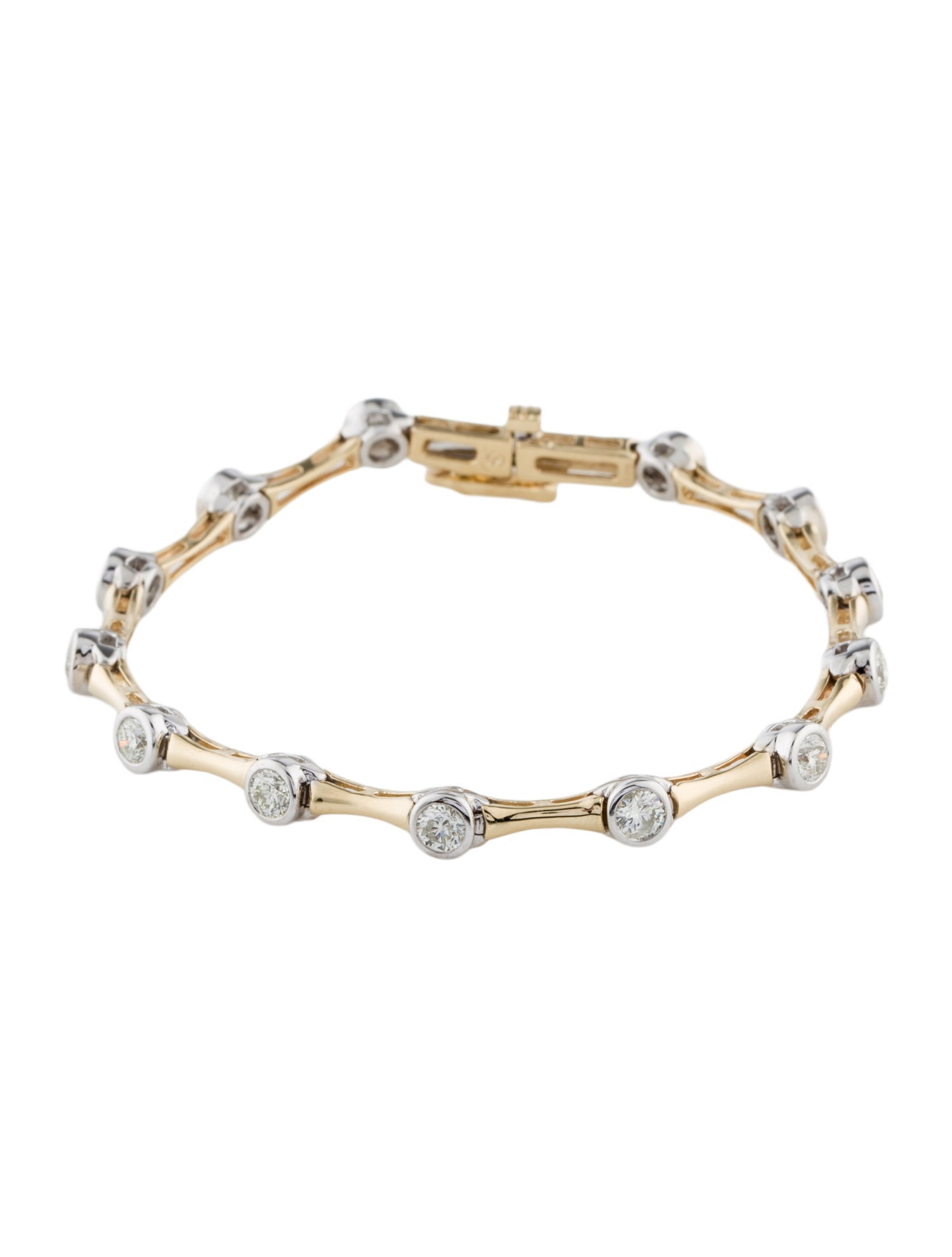 Bracelet 14K 2.00ctw Diamond Station