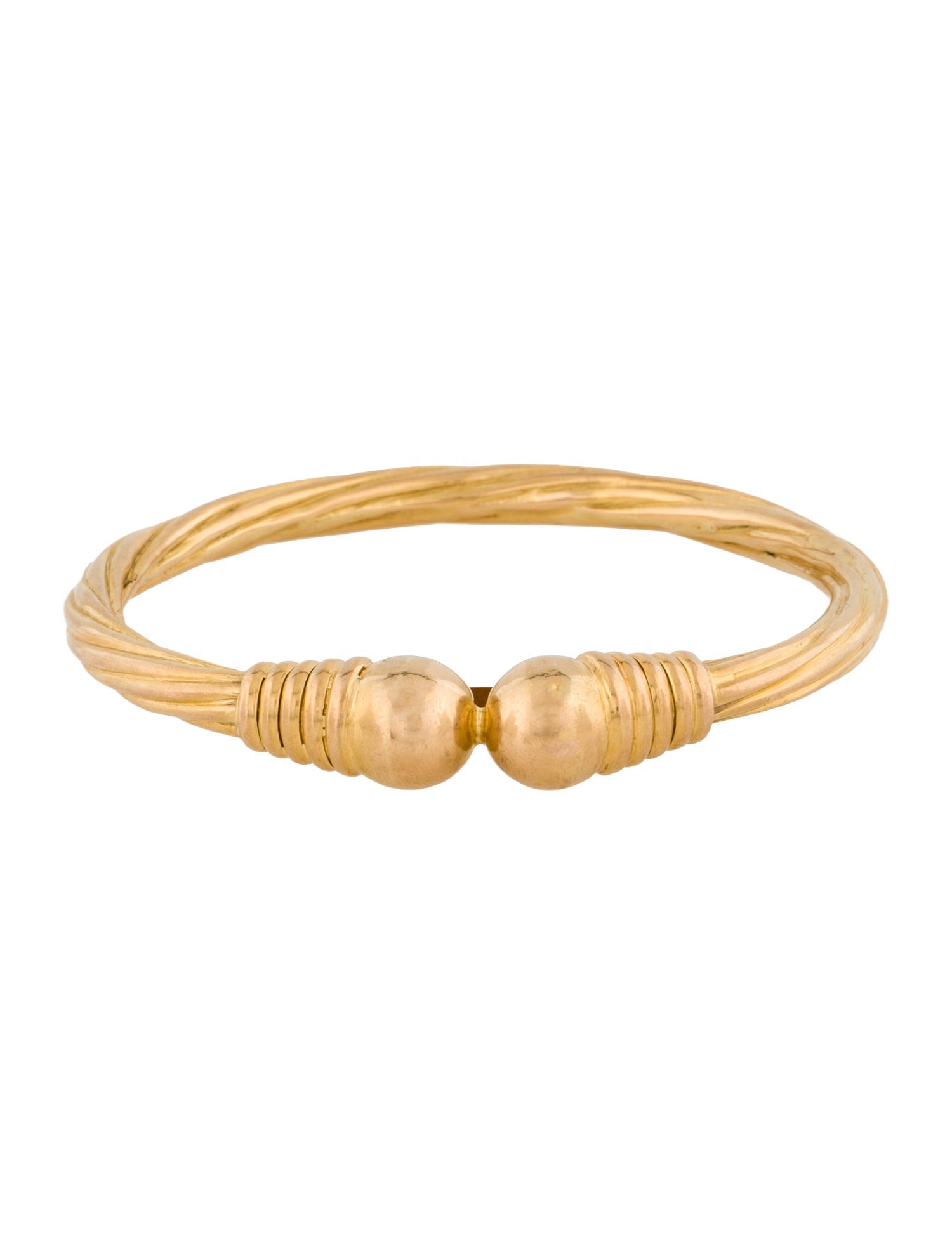 Bracelet 18K Twist Bangle Bracelet