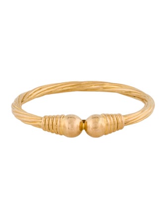 Bracelet 18K Twist Bangle Bracelet