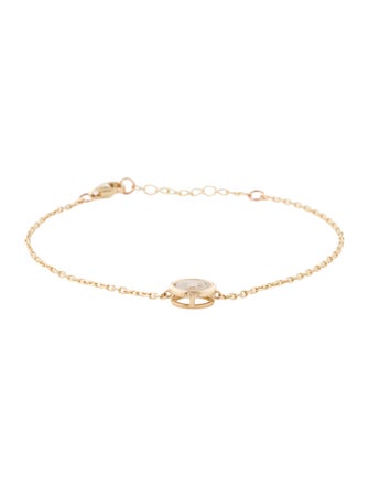 Bracelet 14K Diamond Single Station Bracelet