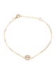 Bracelet 14K Diamond Single Station Bracelet