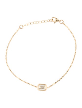 Bracelet 14K Diamond Single Station Bracelet