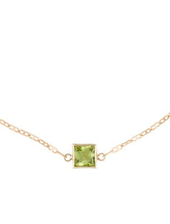 Bracelet 14K Peridot Station Bracelet