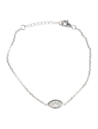 Bracelet 14K Diamond Single Station Bracelet