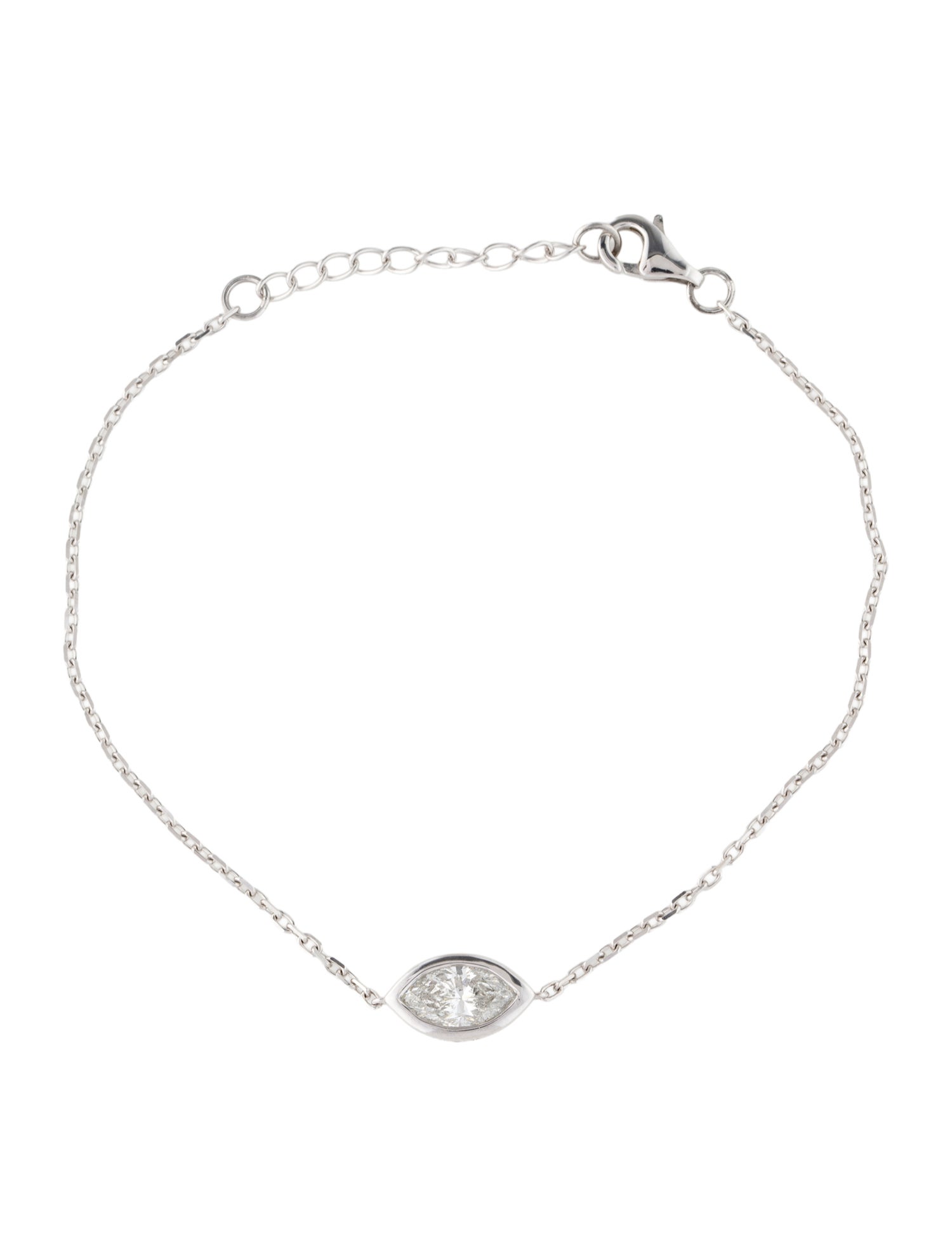 Bracelet 14K Diamond Station