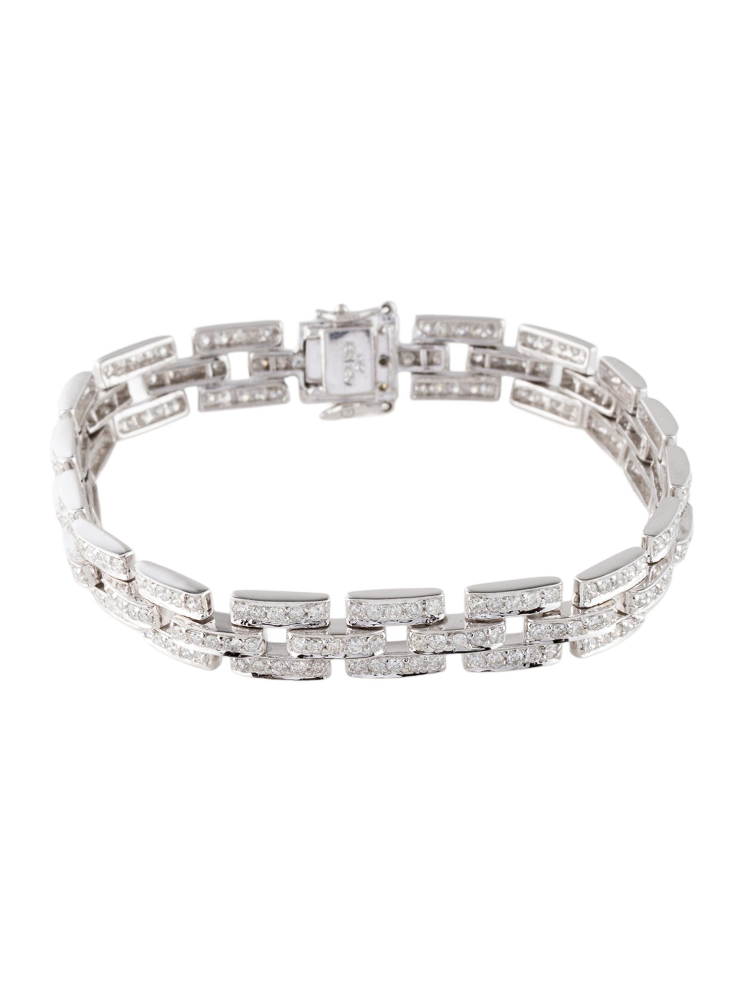 Bracelet 18K 2.69ctw Diamond Link