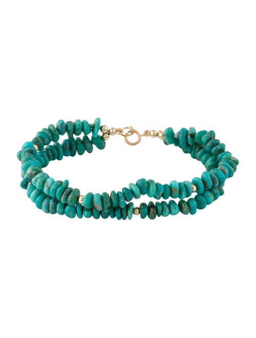 Bracelet 14K Turquoise Bead Bracelet