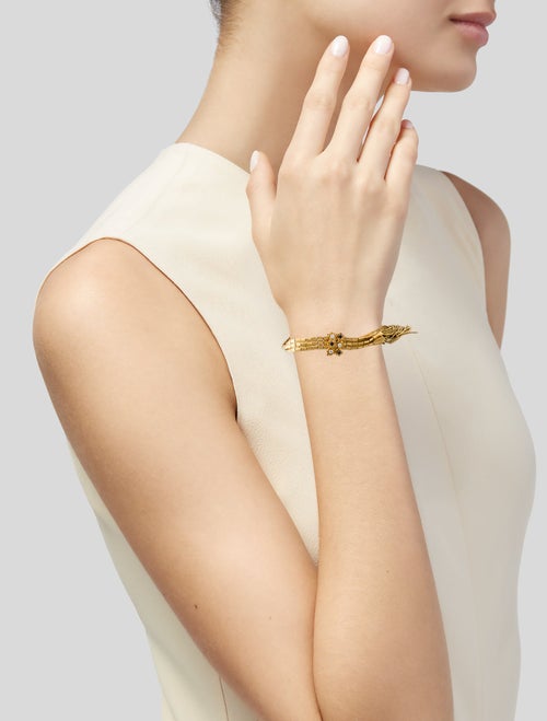 Bracelet 18K Diamond & Sapphire Tassel Bracelet