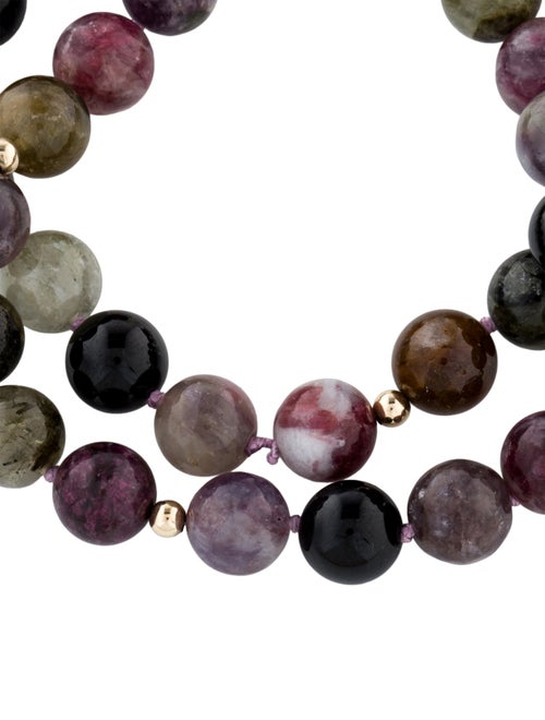 Bracelet 14K Tourmaline Double Strand Bracelet