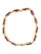 Bracelet 10K 10.98ctw Garnet Link Bracelet