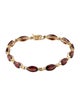 Bracelet 10K 13.92ctw Garnet Link Bracelet