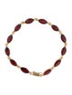 Bracelet 10K 12.21ctw Garnet Link Bracelet
