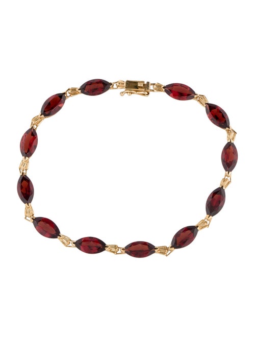 Bracelet 10K 11.93ctw Garnet Link Bracelet