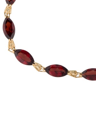 Bracelet 10K 11.93ctw Garnet Link Bracelet