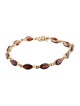 Bracelet 10K 11.16ctw Garnet Link Bracelet
