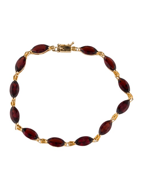 Bracelet 10K 12.48ctw Garnet Link Bracelet