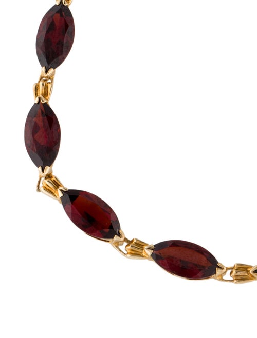 Bracelet 10K 12.48ctw Garnet Link Bracelet