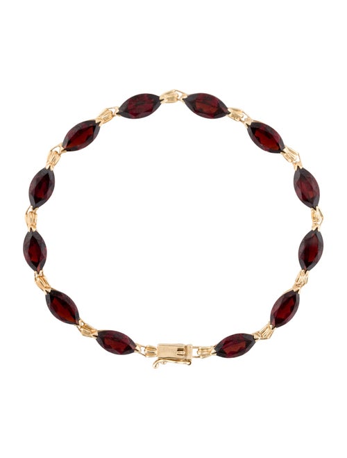 Bracelet 10K 11.64ctw Garnet Link Bracelet