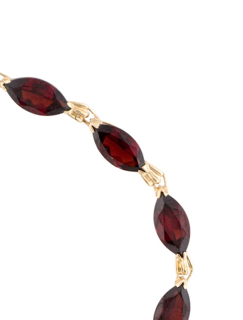 Bracelet 10K 11.64ctw Garnet Link Bracelet