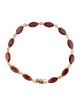 Bracelet 10K 13.01ctw Garnet Link Bracelet
