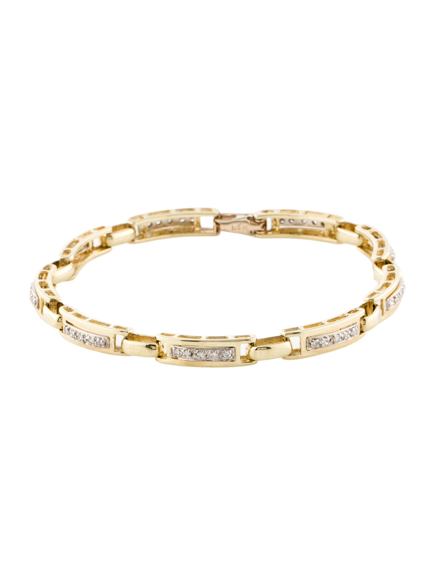 Bracelet 14K Diamond Link