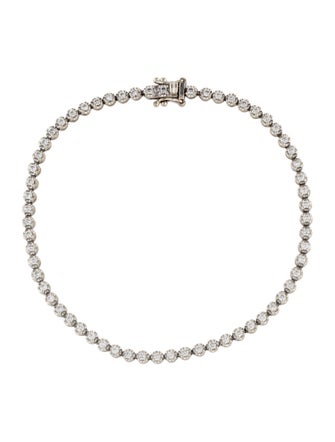 Bracelet 14K 3.72ctw Diamond Tennis Link Bracelet