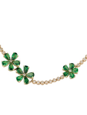 Bracelet 18K 3.00ctw Tsavorite & Diamond Bracelet