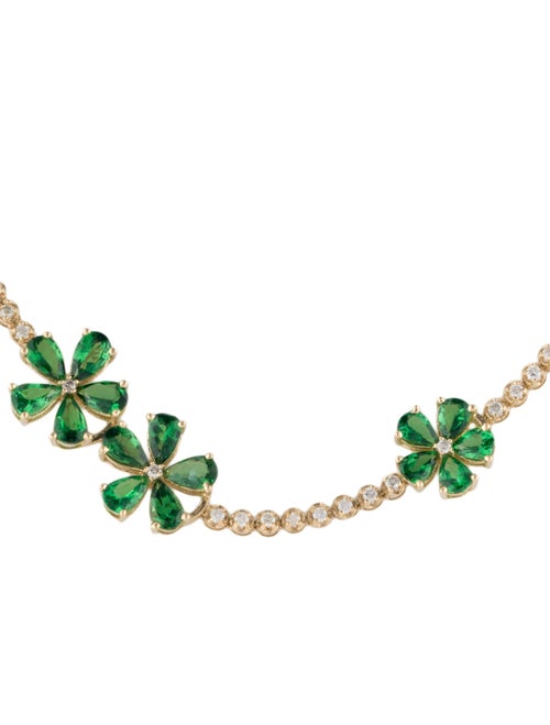 Bracelet 18K 3.00ctw Tsavorite & Diamond Bracelet
