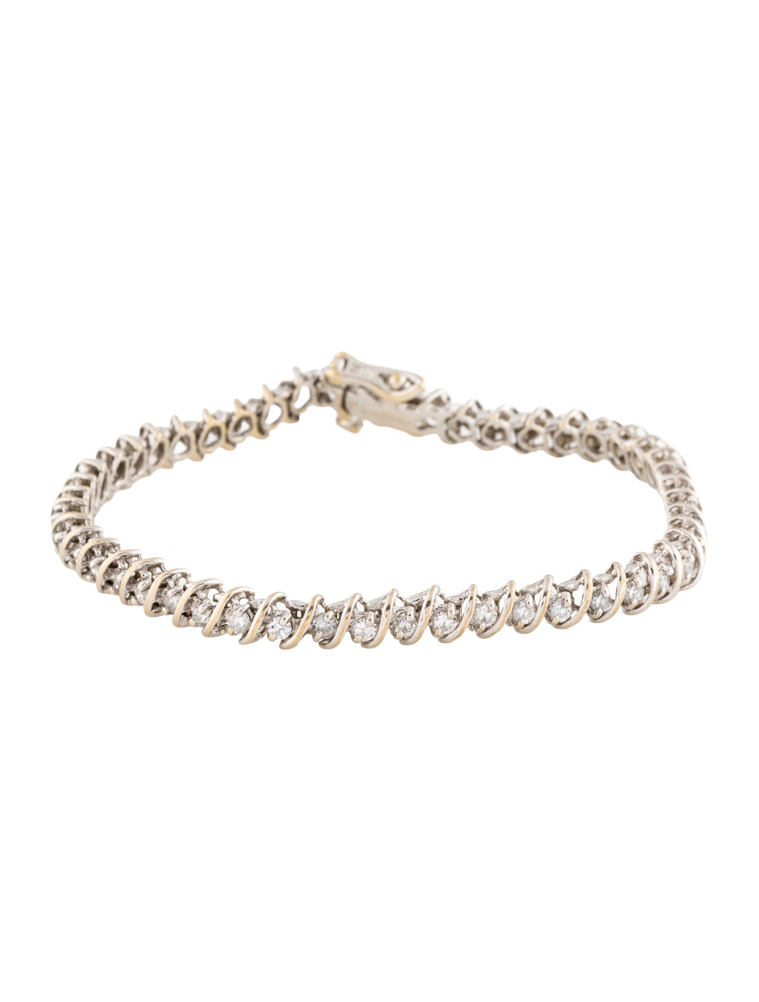 Bracelet 18K 1.75tw Diamond Link