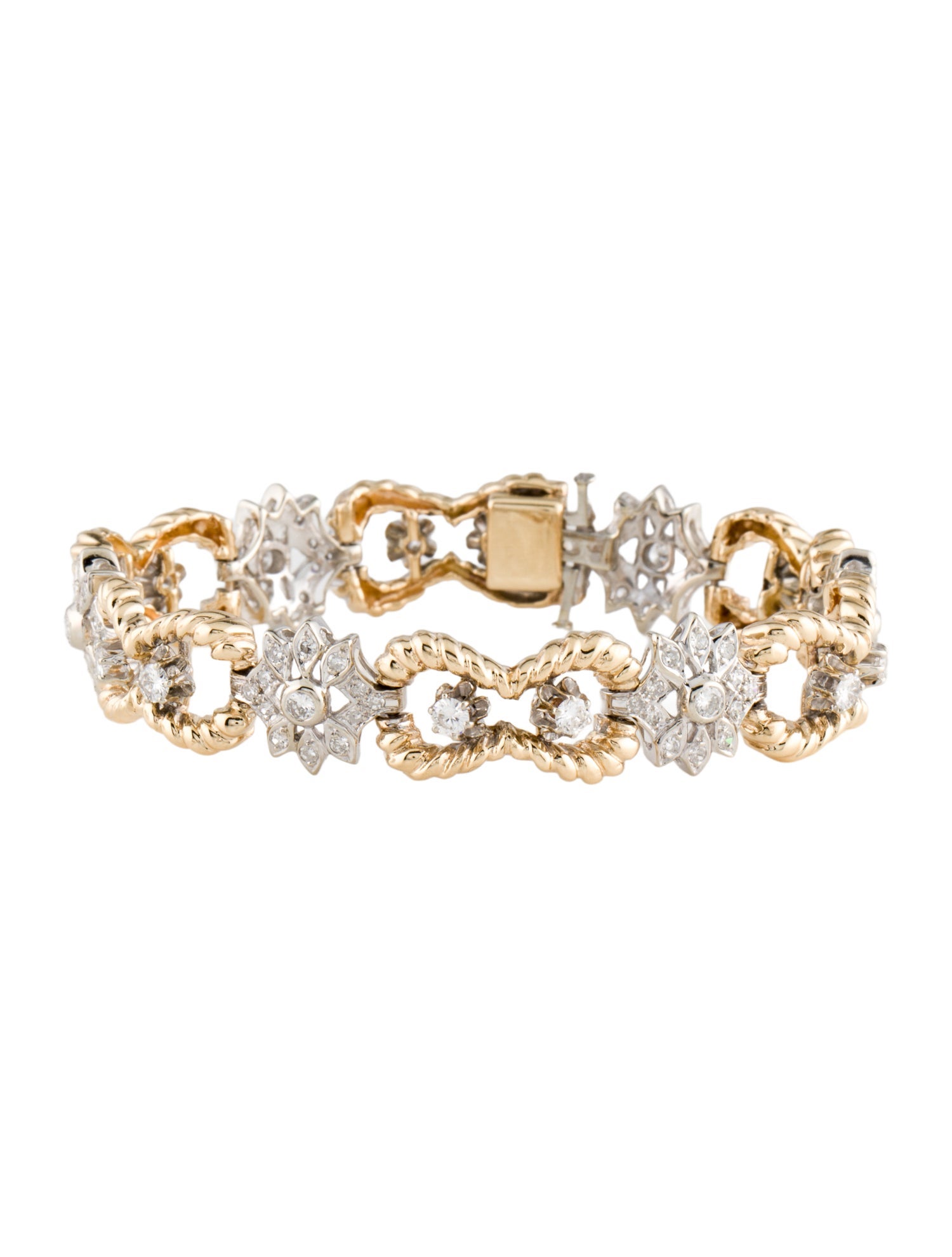 Bracelet 14K 2.21ctw Diamond Link
