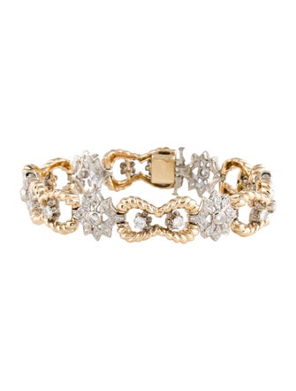 Bracelet 14K 2.21ctw Diamond Link Bracelet