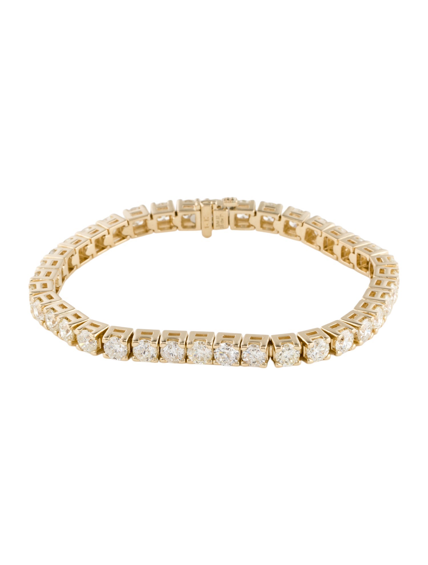 Bracelet 14K 15.00ctw Diamond Tennis Bracelet