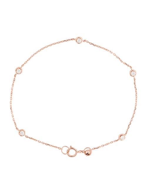 Bracelet 14K Diamond Station Bracelet