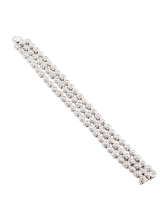 Bracelet 18K 11.72 ctw Diamond Multistrand Bracelet