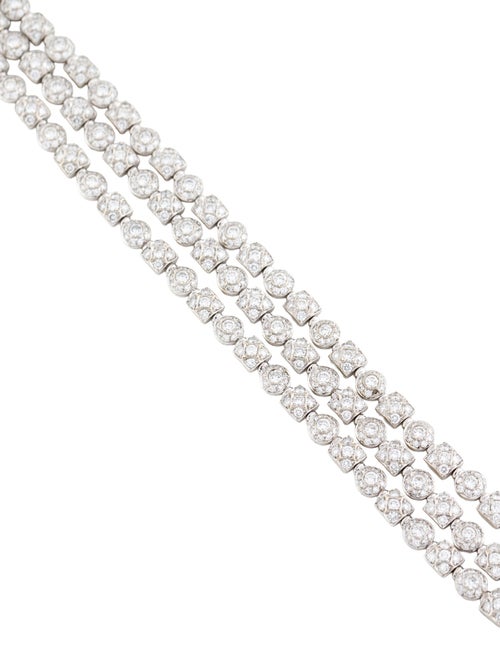 Bracelet 18K 11.72 ctw Diamond Multistrand Bracelet