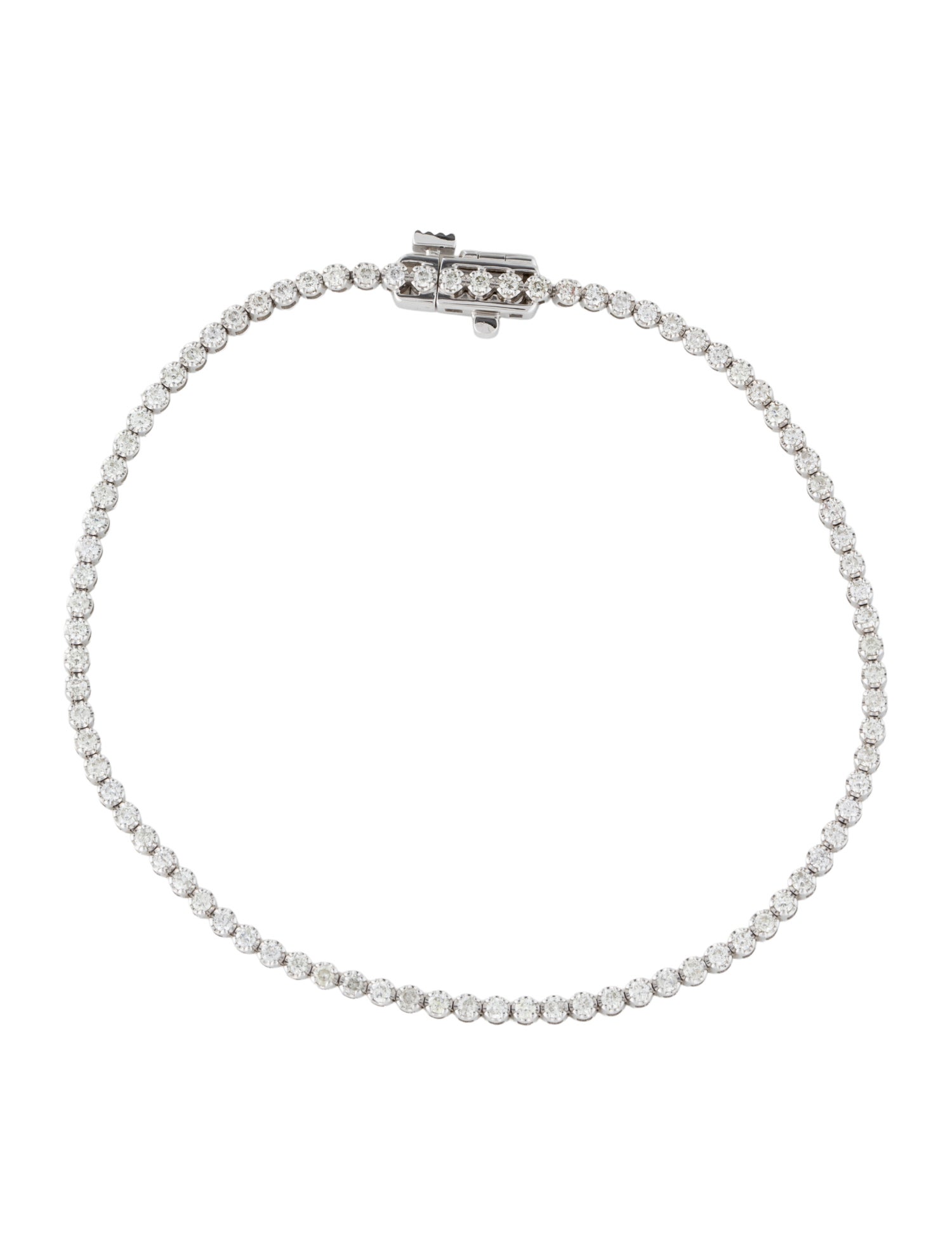 Bracelet 14K Diamond Link Bracelet