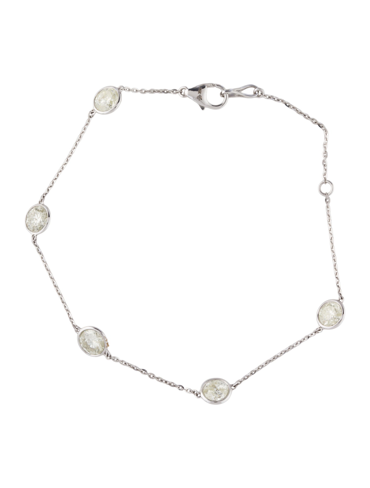 Bracelet 14K 2.46ctw Diamond Station