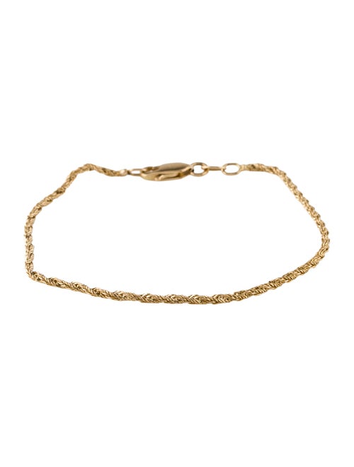 Bracelet 14K Twisted Link Bracelet