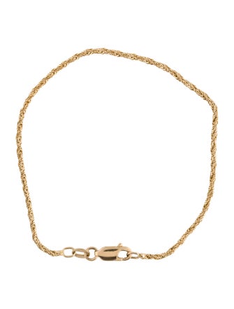 Bracelet 14K Twisted Link Bracelet