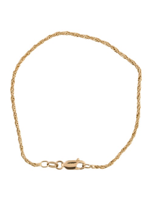 Bracelet 14K Twisted Link Bracelet