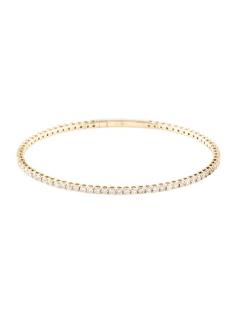 Bracelet 14K 2.92ctw Diamond Flex Bangle Bracelet