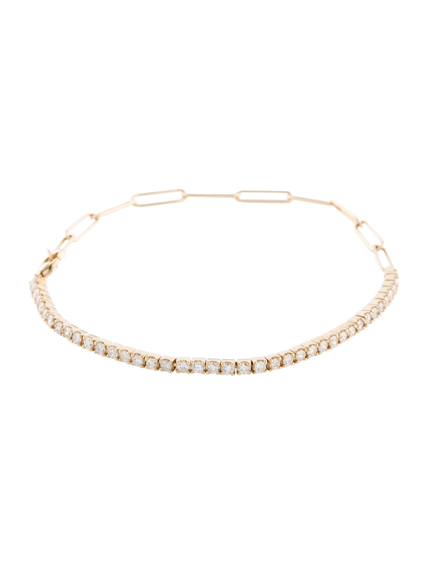 Bracelet 14K 1.03ctw Diamond Link Bracelet